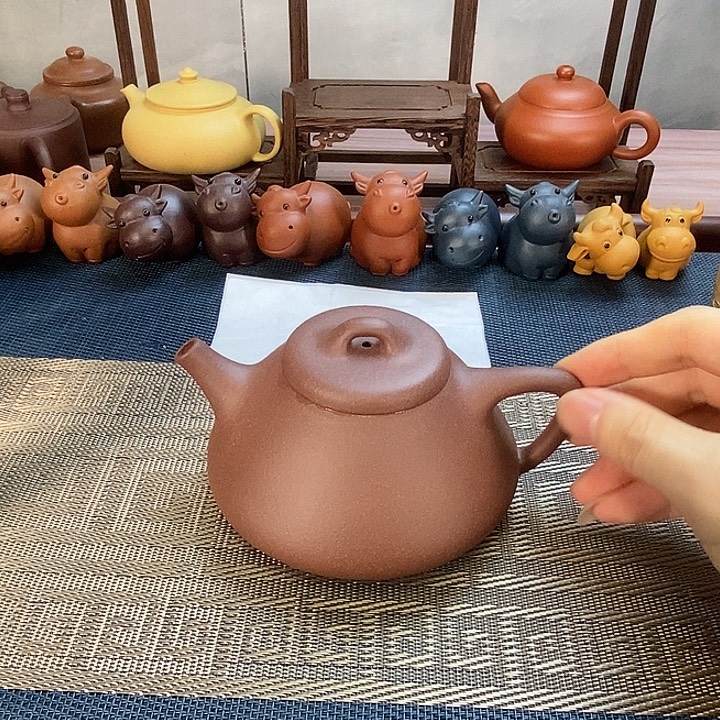 紫砂茶壶宜兴本地原矿紫砂壶