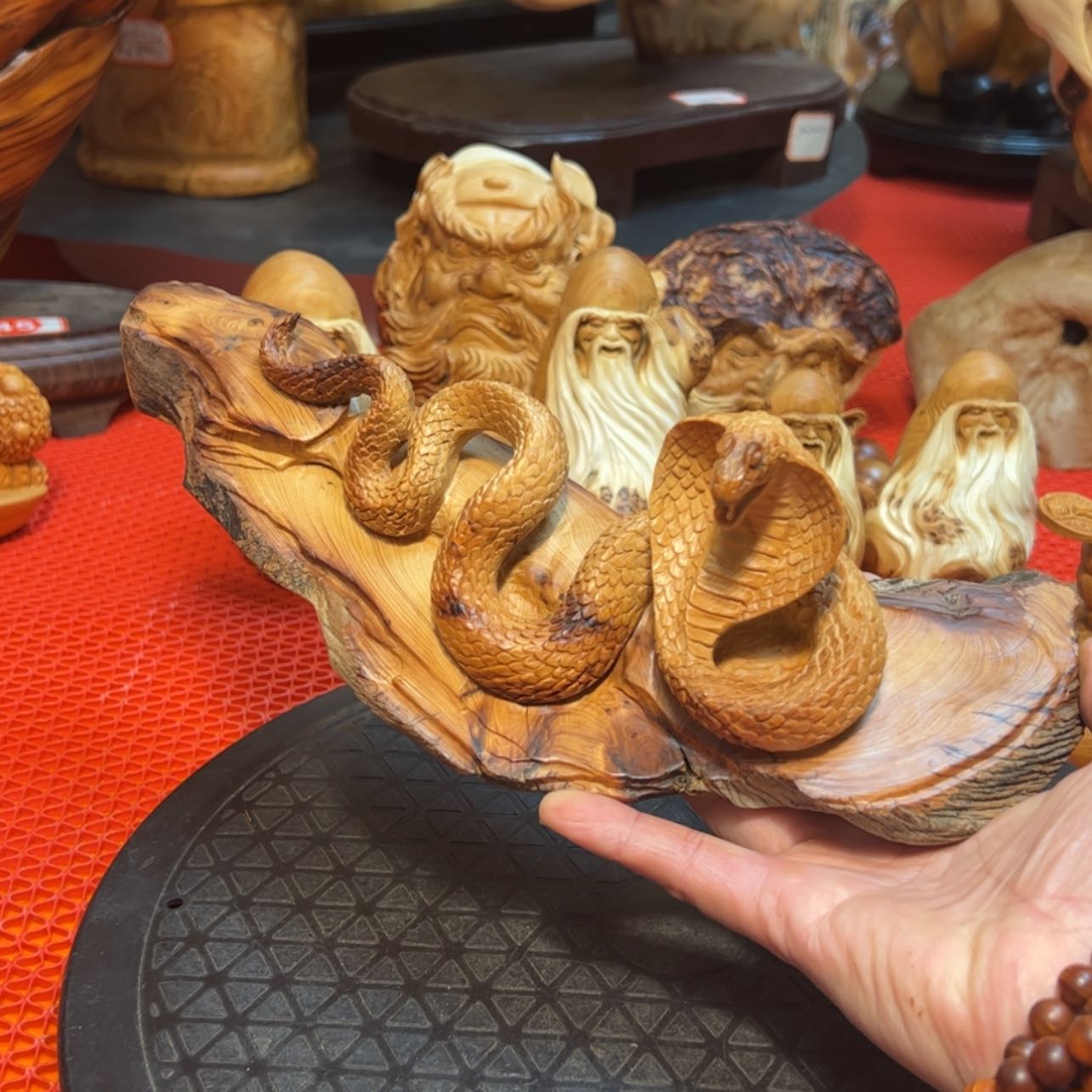 【闪购商品】柏木工艺品摆件工艺品
