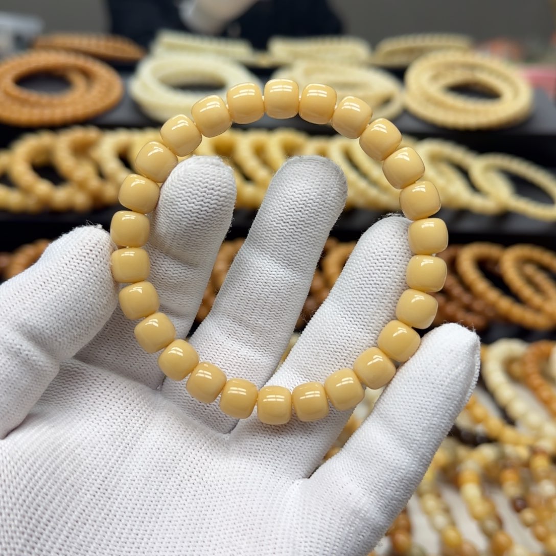 菩提根/象牙果手串8×9 5年 鬼工