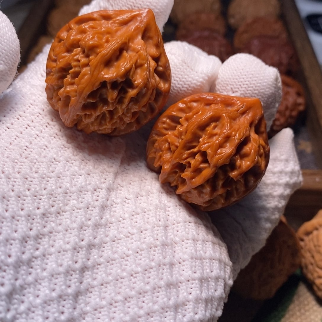 文玩核桃把件38尺原树曹大龙