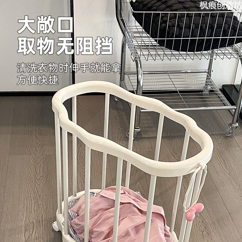 卫生间脏衣篓家用浴室放衣服收纳筐大容量洗澡宿舍夹缝洗衣篮神器