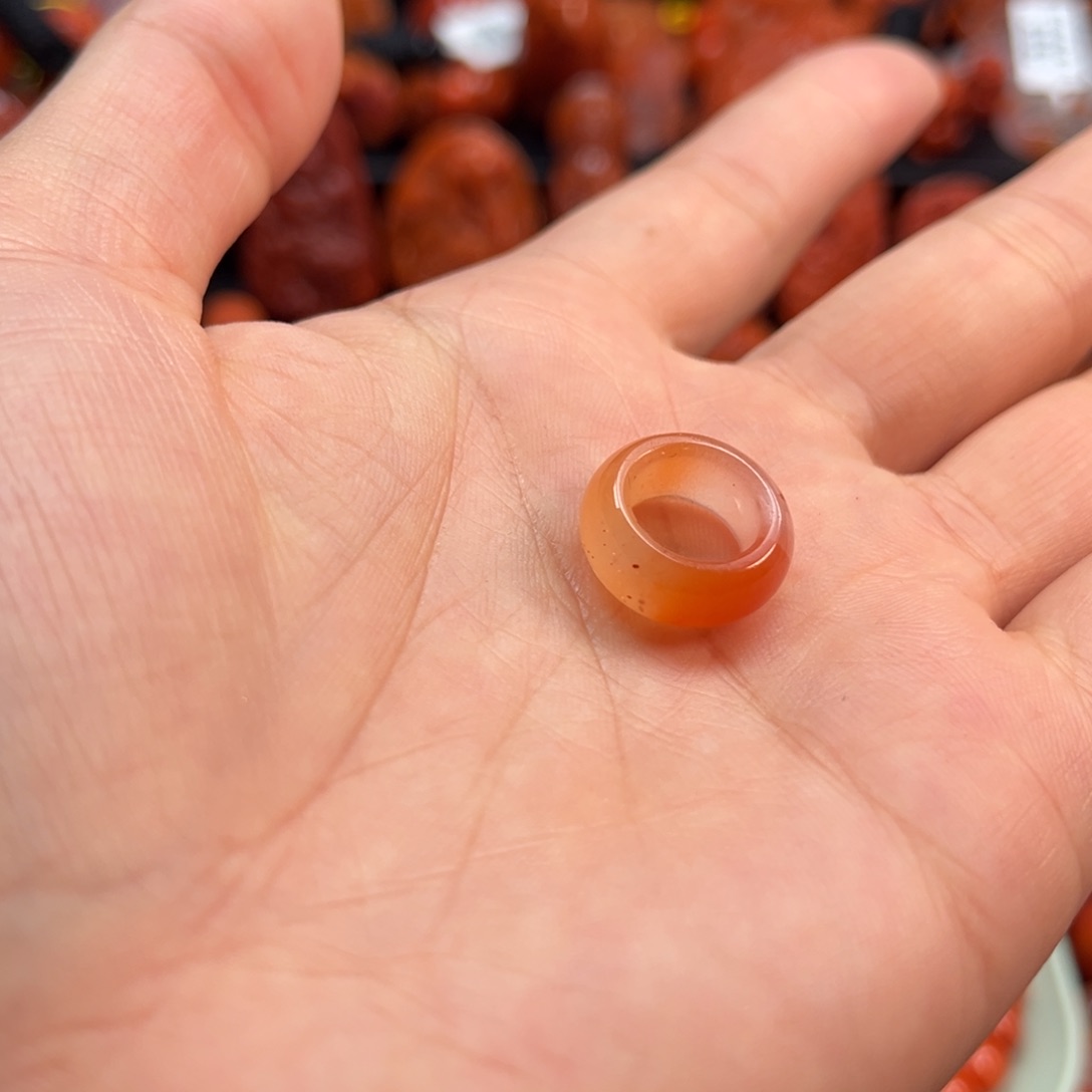 南红玛瑙跑环1.0未镶嵌