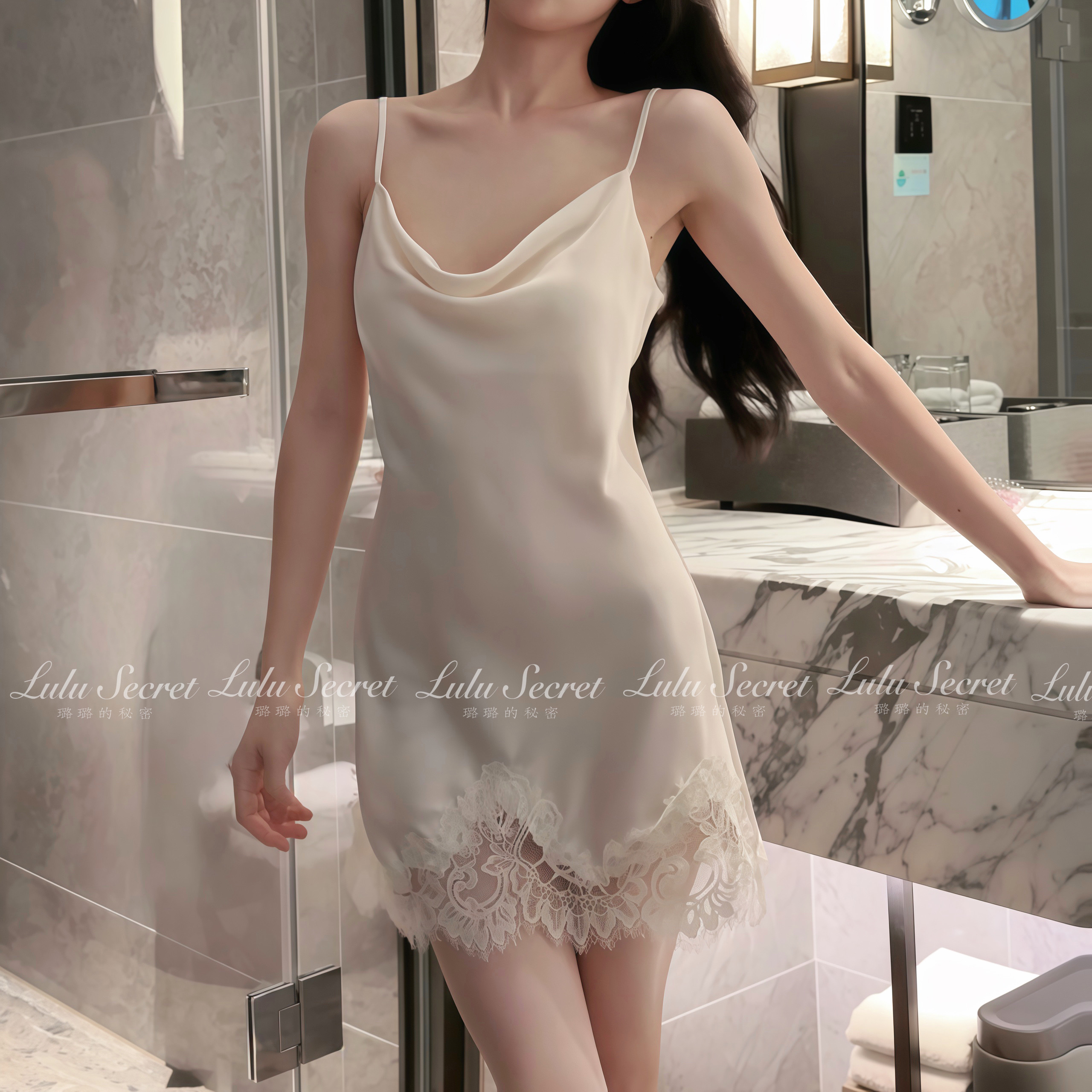 【天生优雅】璐璐的秘密高定轻奢睡衣2025秋季新款薄款蕾丝家居服