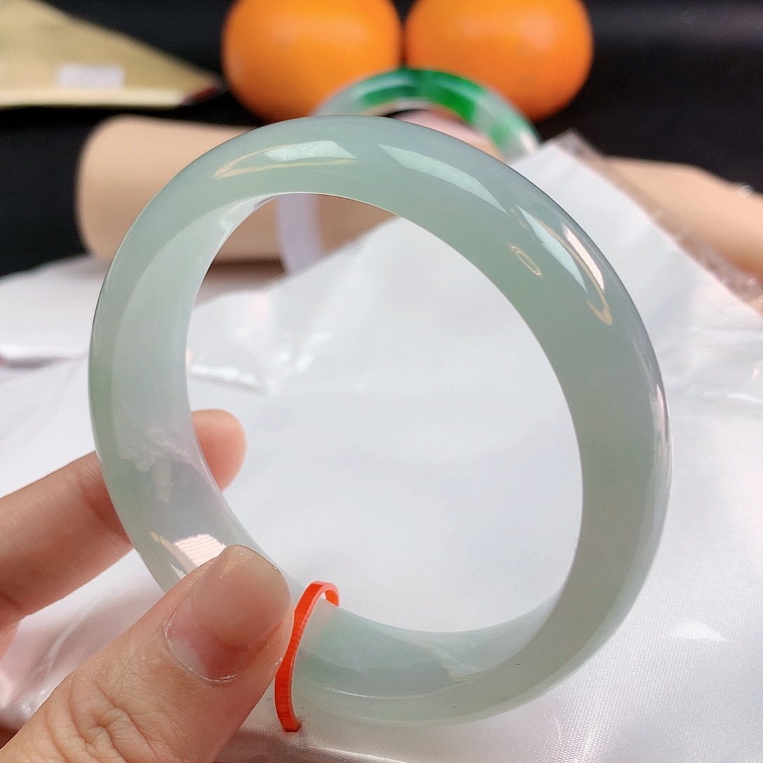翡翠手镯未镶嵌59圈100356