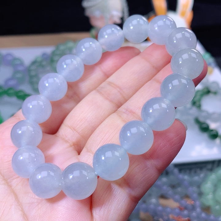 翡翠手链未镶嵌翡翠11+