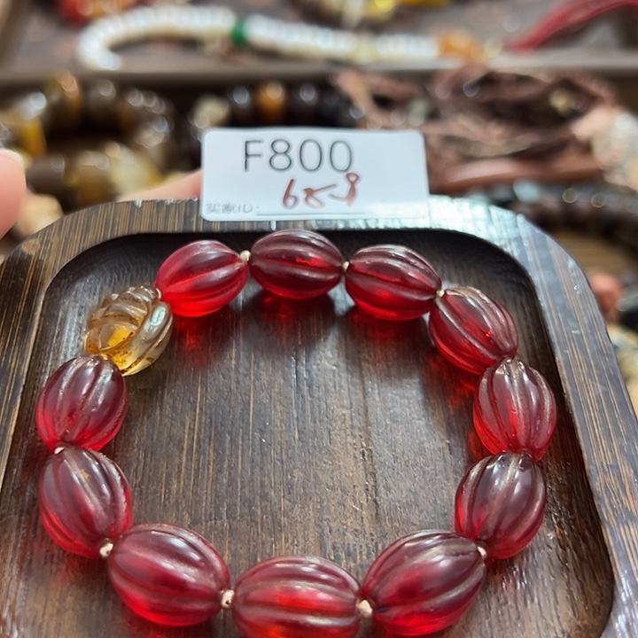玛瑙/玉髓未镶嵌手链F800