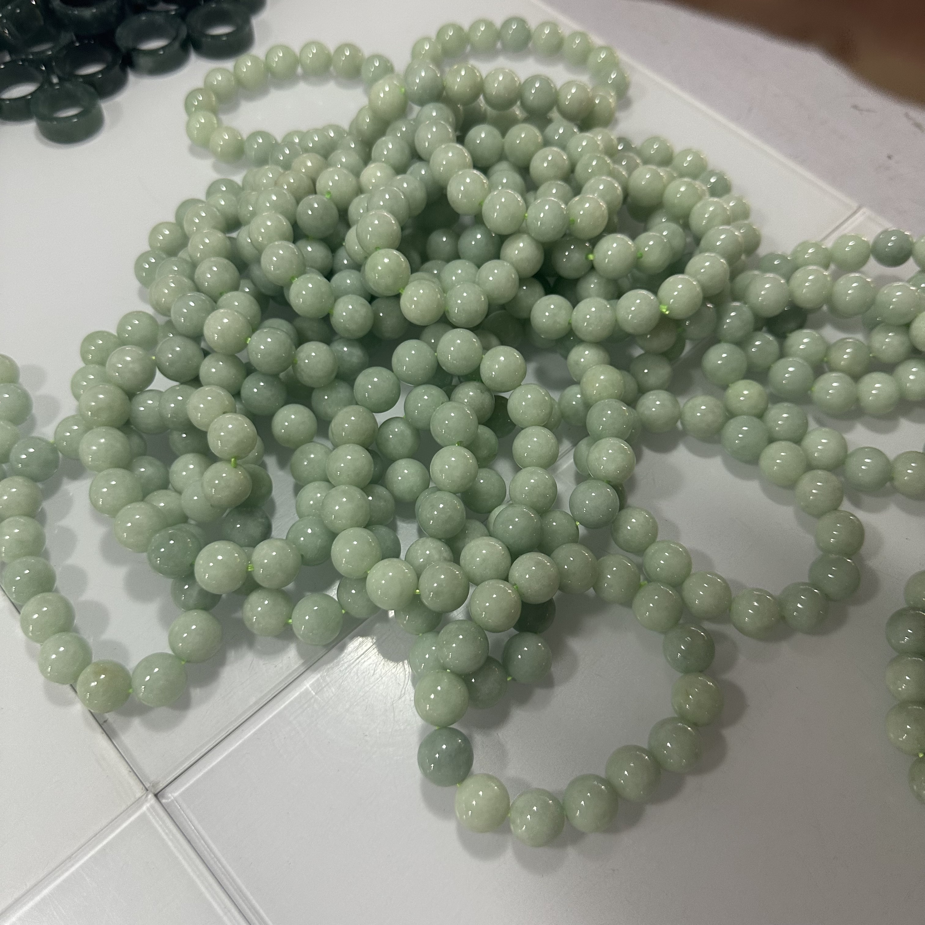 天然A货翡翠手串-d441-多样性发一