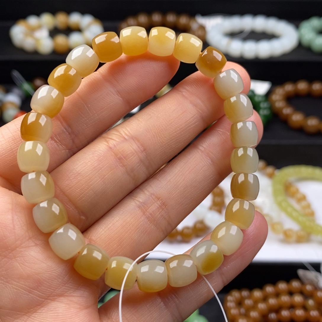 和田玉手串未镶嵌