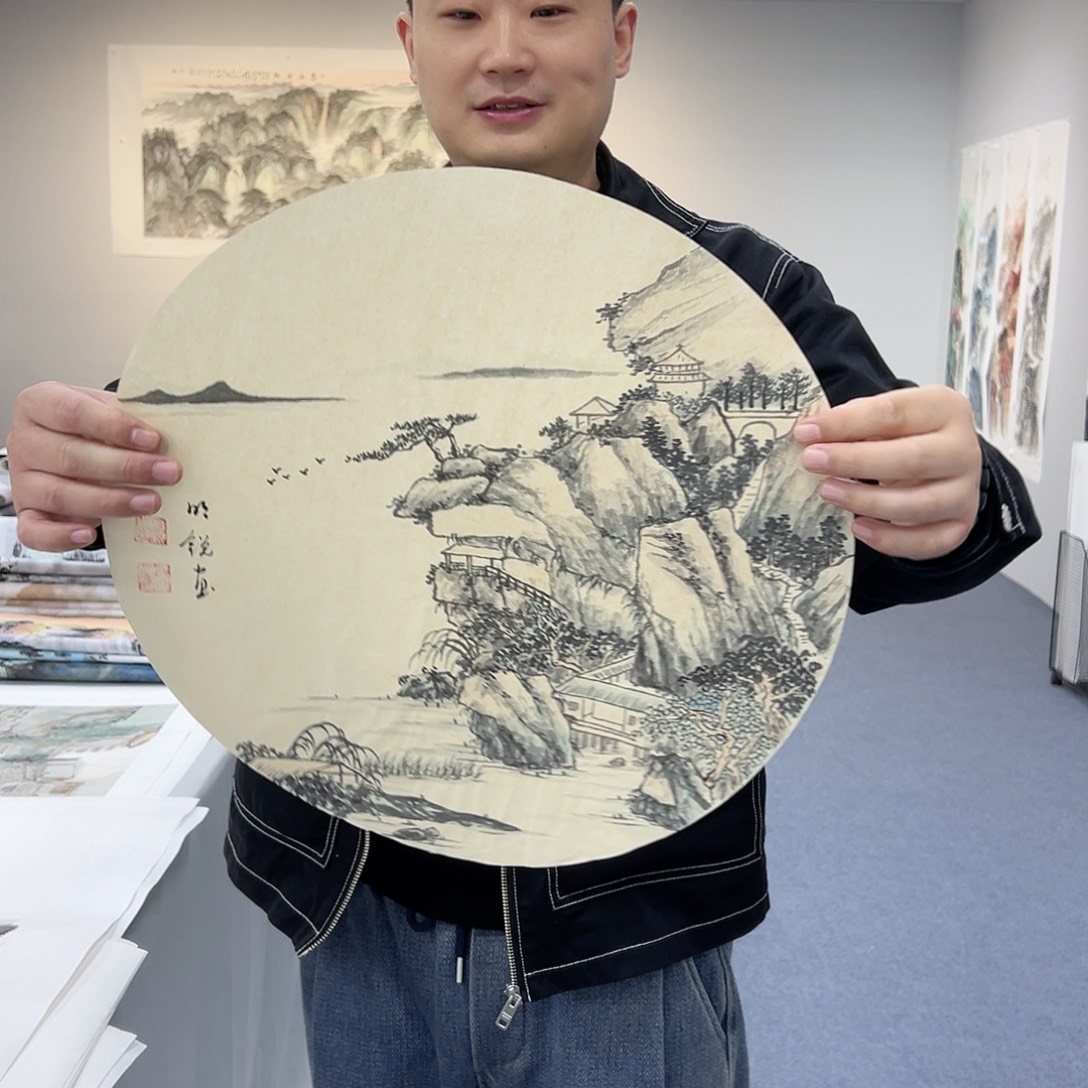 国画国画作品宣纸纯手绘