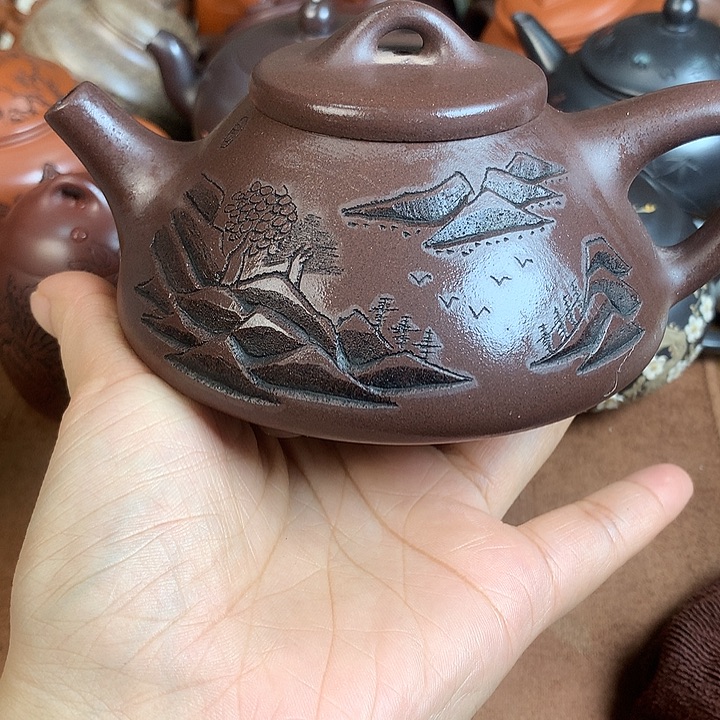 茶壶紫砂紫砂微瑕