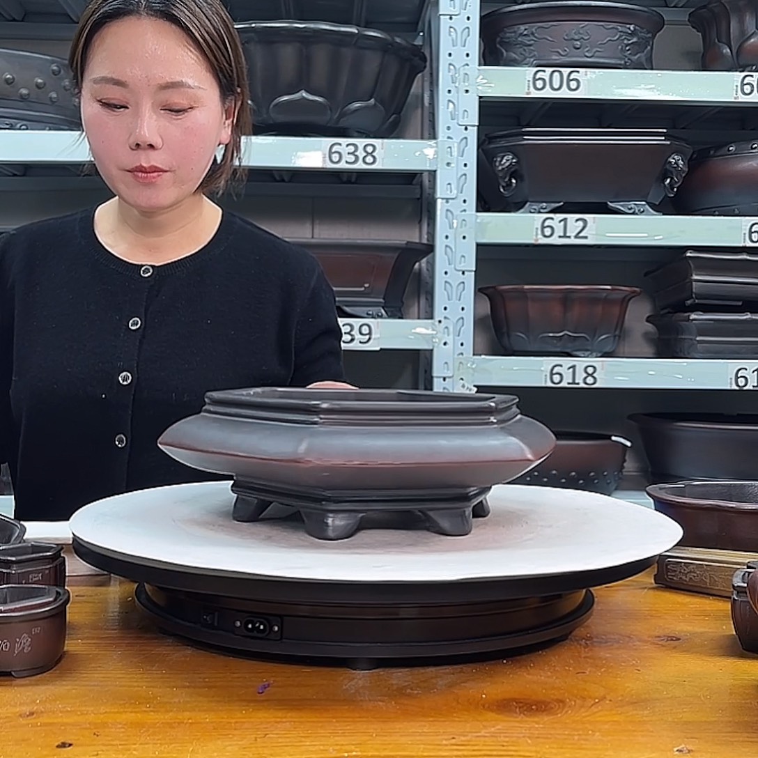 许***型紫砂花盆宜兴紫砂42