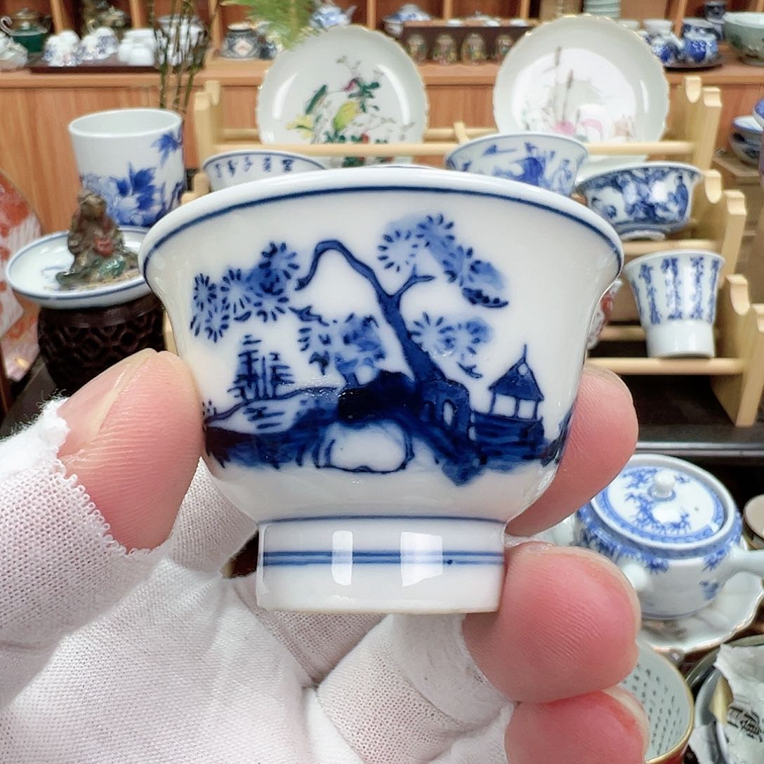 柴窑茶具茶壶茶杯