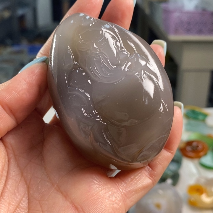 玛瑙/玉髓未镶嵌吊坠(不含链)