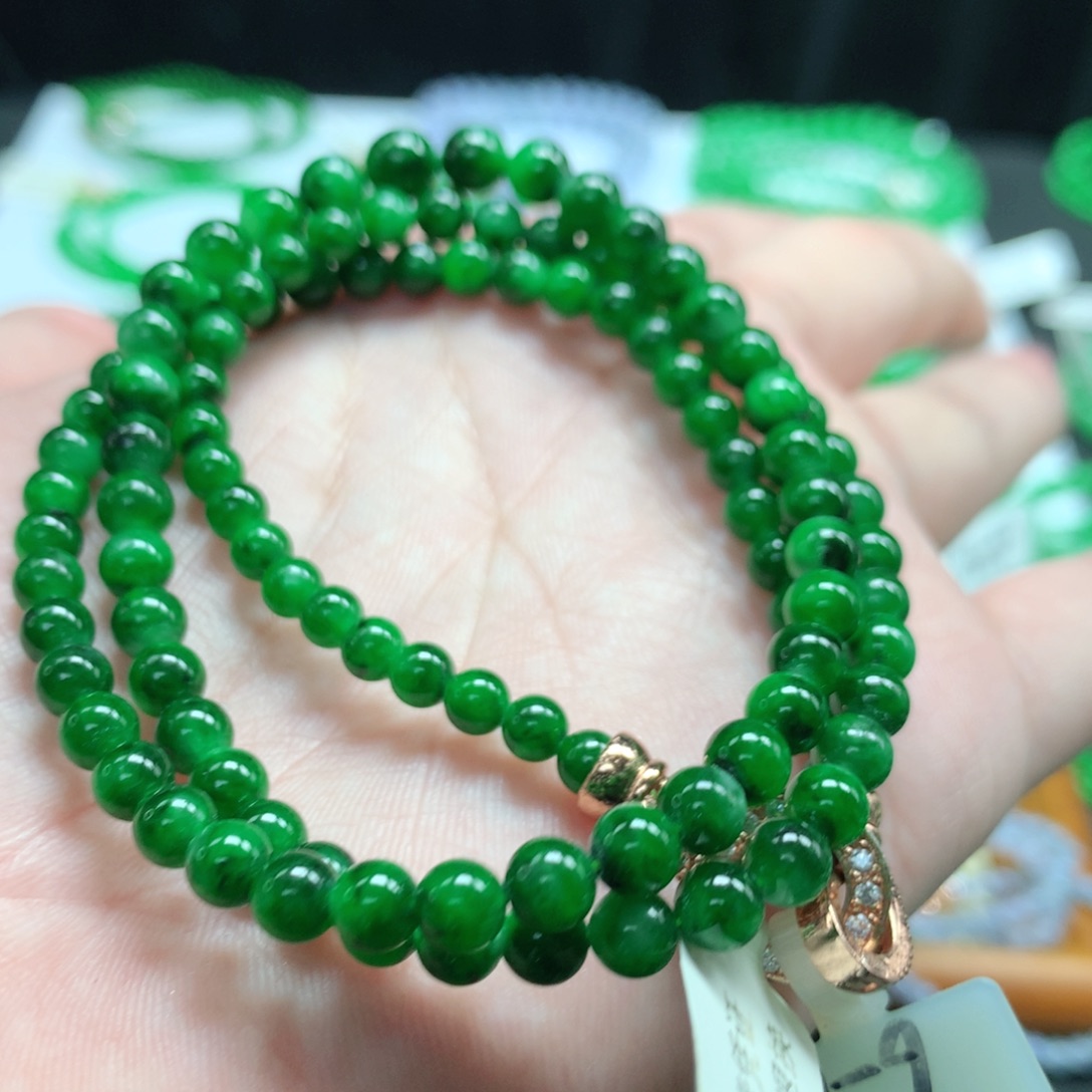 未镶嵌手链翡翠翡翠