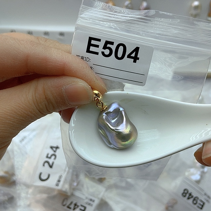 淡水珍珠颈饰银S925镶嵌