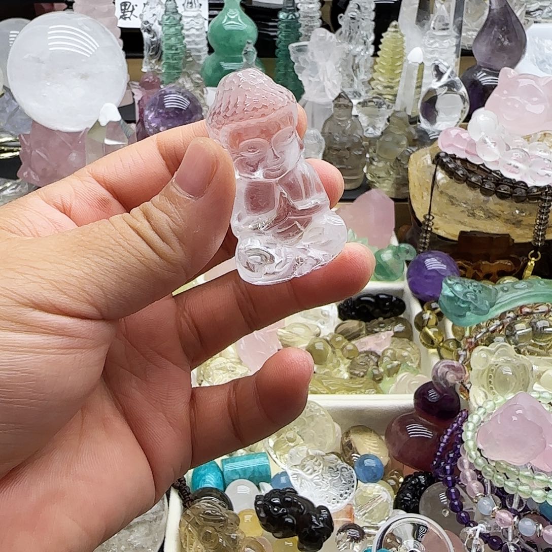 未镶嵌车挂水晶摆件