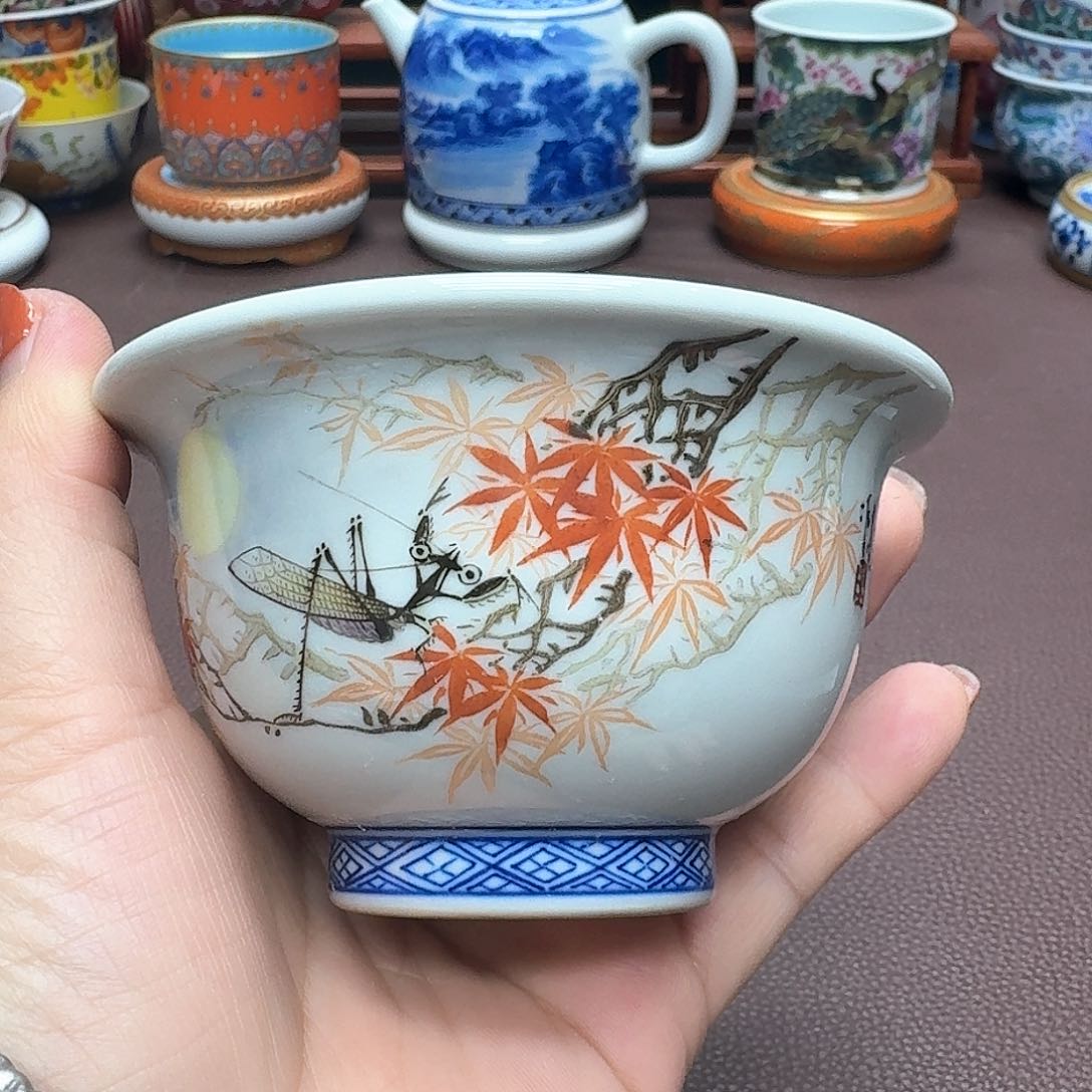 瓷片景德镇仿古手工制作精品展示