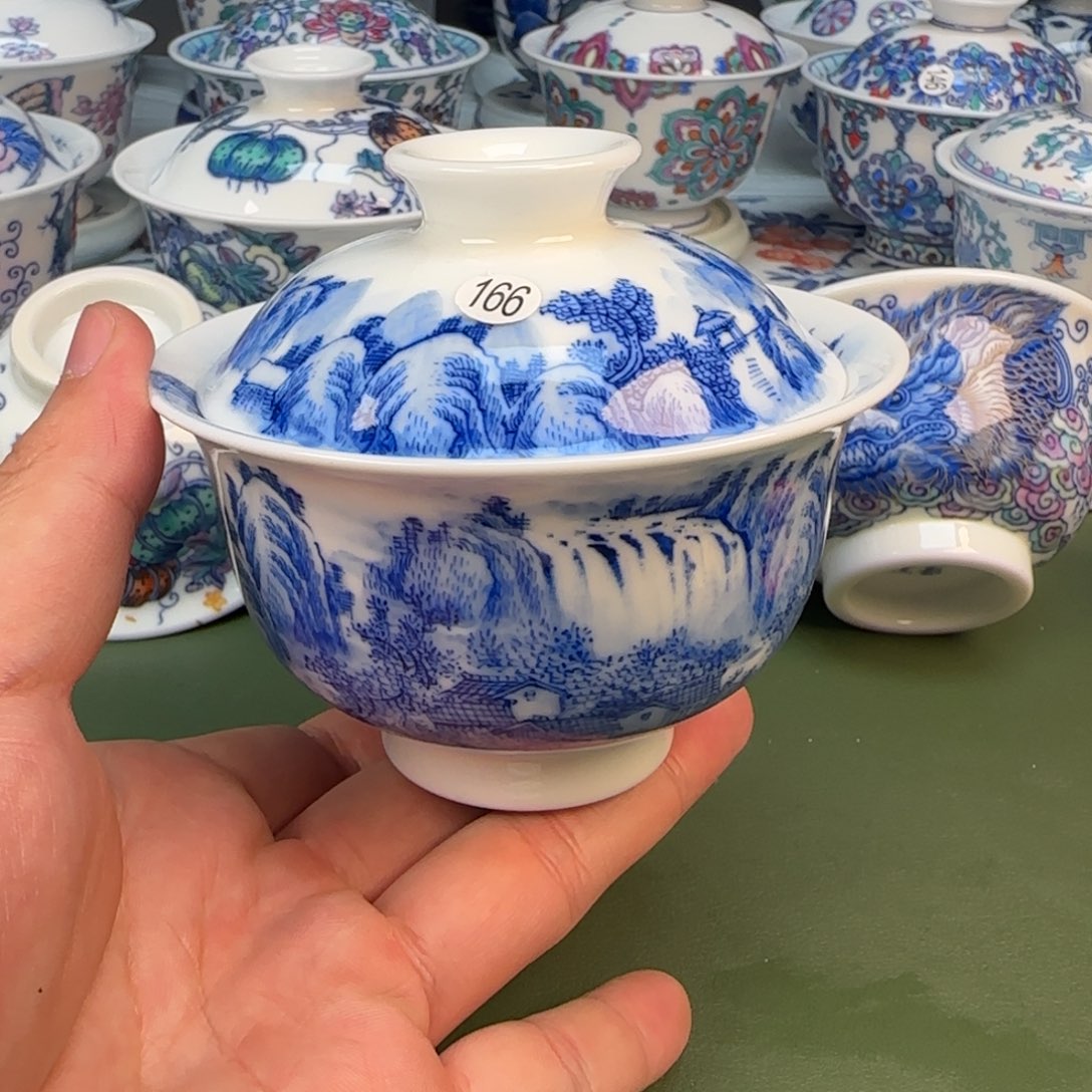 彦祖纯手工手绘手绘茶具166