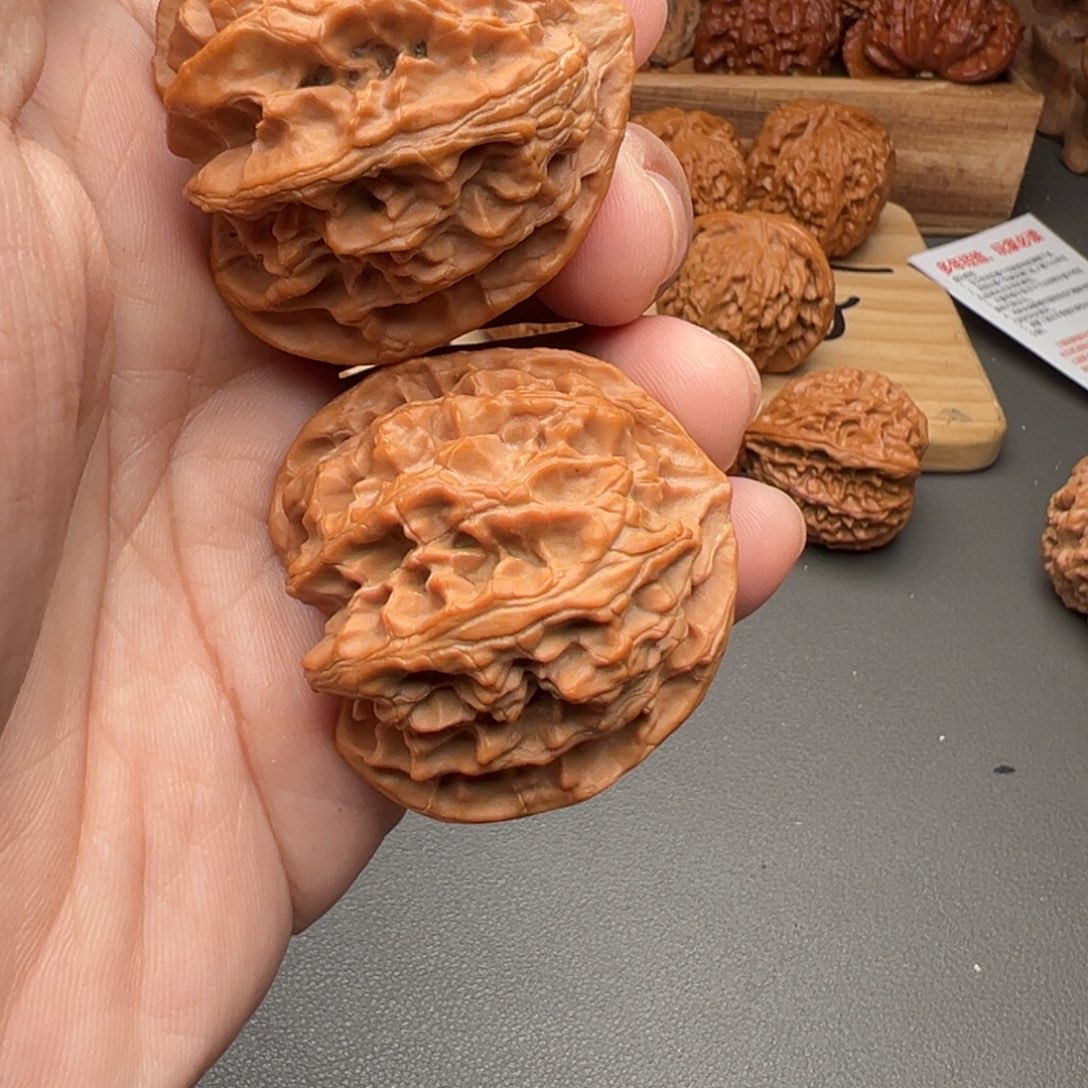 文玩核桃把件苹果40