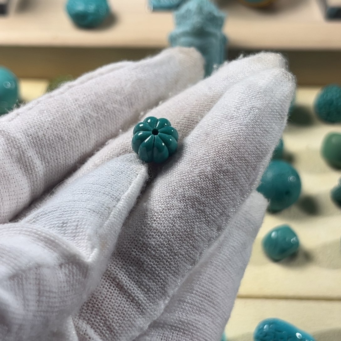 绿松石未镶嵌瓜珠