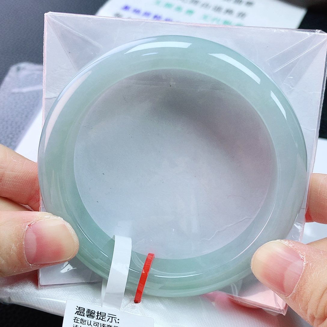 未镶嵌手镯翡翠59圈