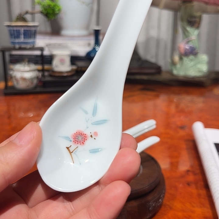 自***华陶摆件景德镇陶瓷艺术品收藏