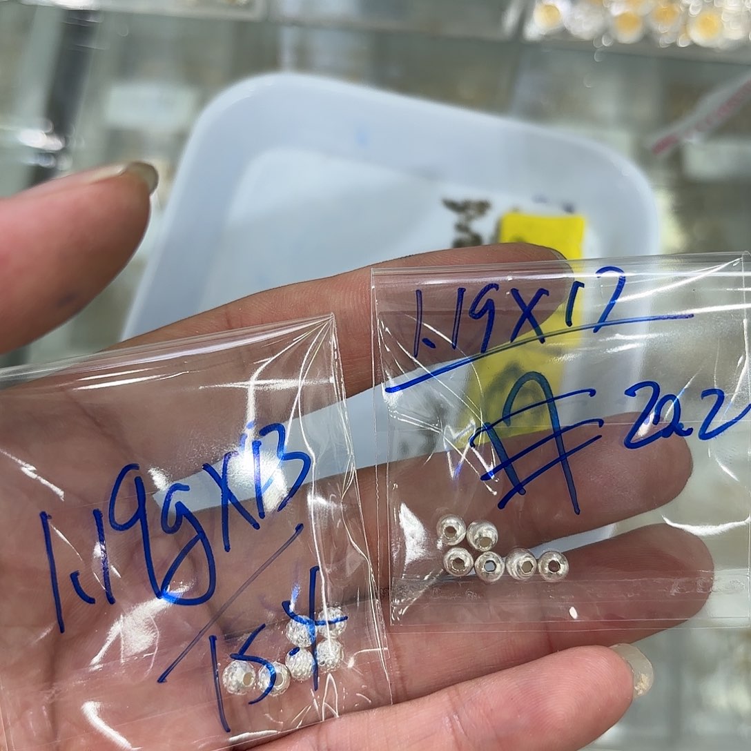 玻璃足银银饰品银饰品