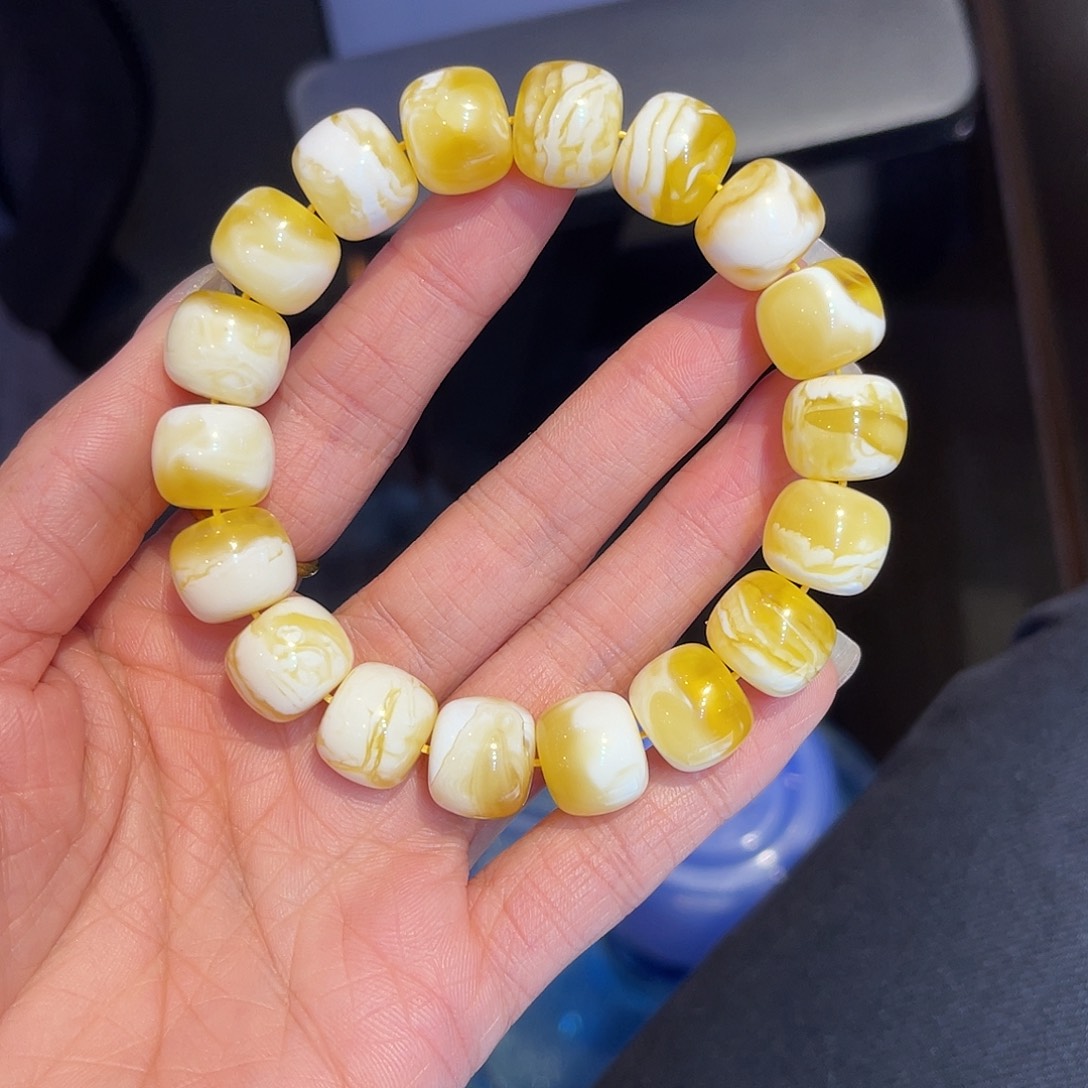 琥珀手链未镶嵌蜜蜡手串
