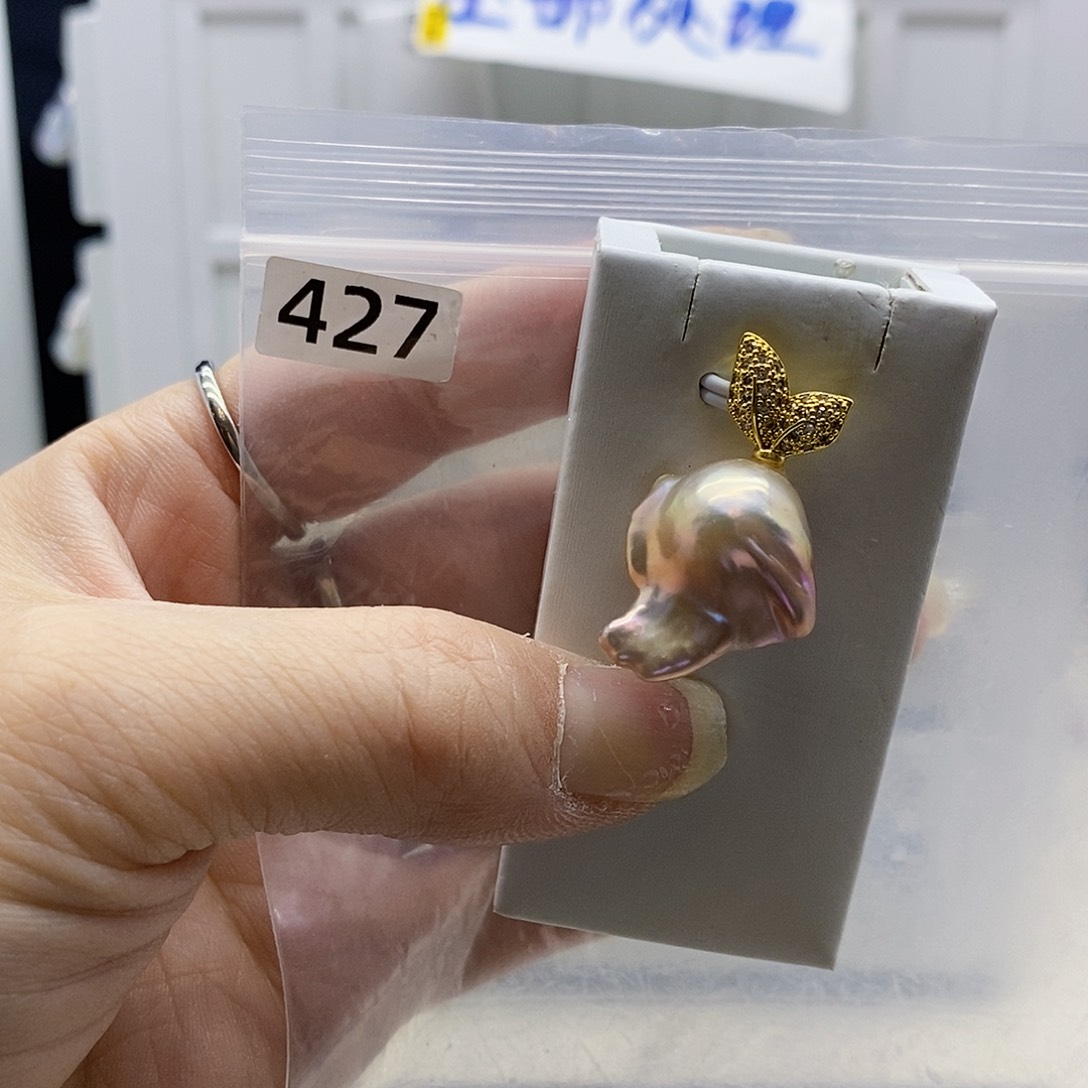 颈饰合金淡水珍珠