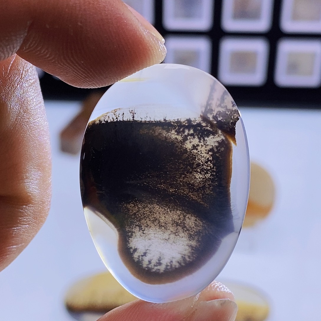 玛瑙/玉髓未镶嵌吊坠(不含链)106