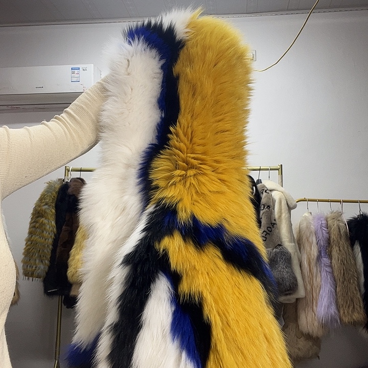 狐狸皮狐狸毛狐狸编织连帽