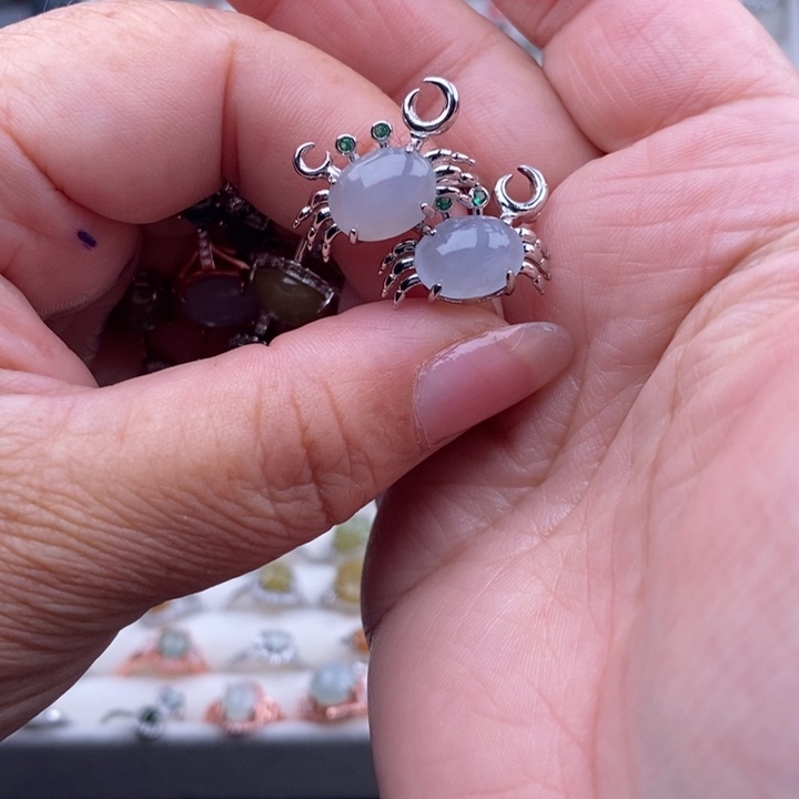 未镶嵌戒指翡翠爱*宝缅甸