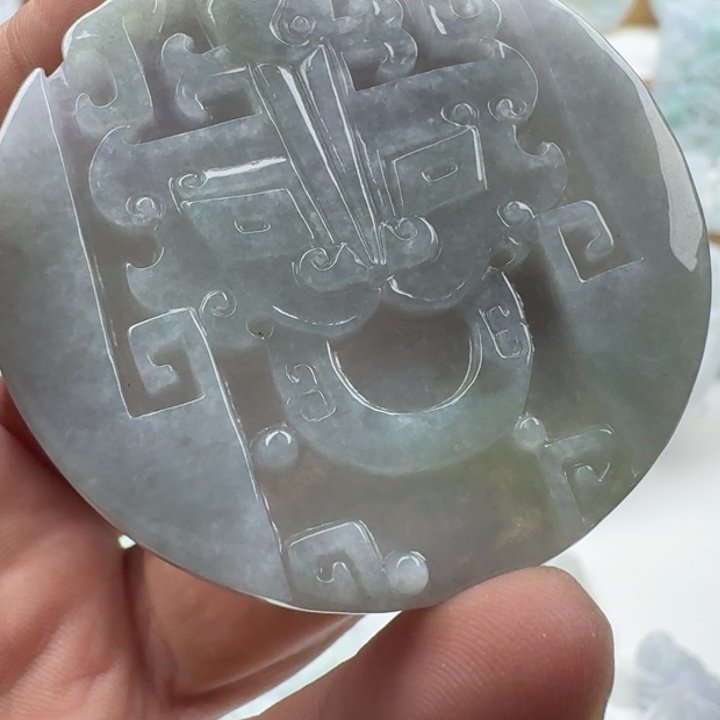 翡翠未镶嵌颈饰天然缅甸A货翡翠