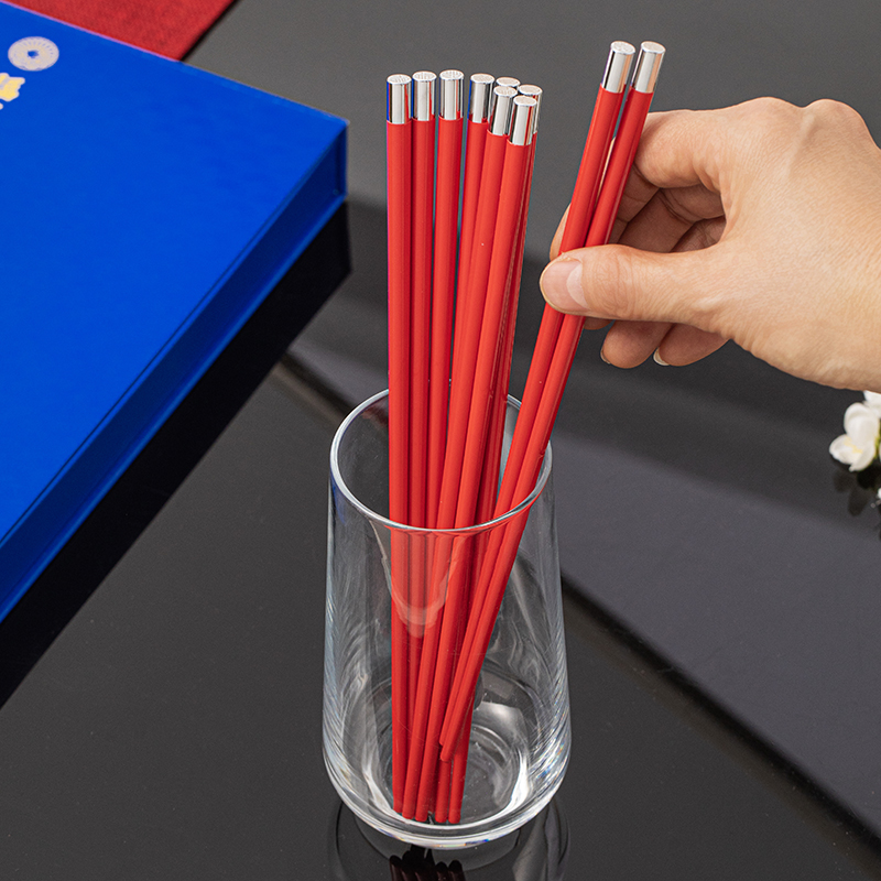 福再高颜值餐具家用陶瓷防霉抗菌高级景德镇瓷筷子结婚高档中式