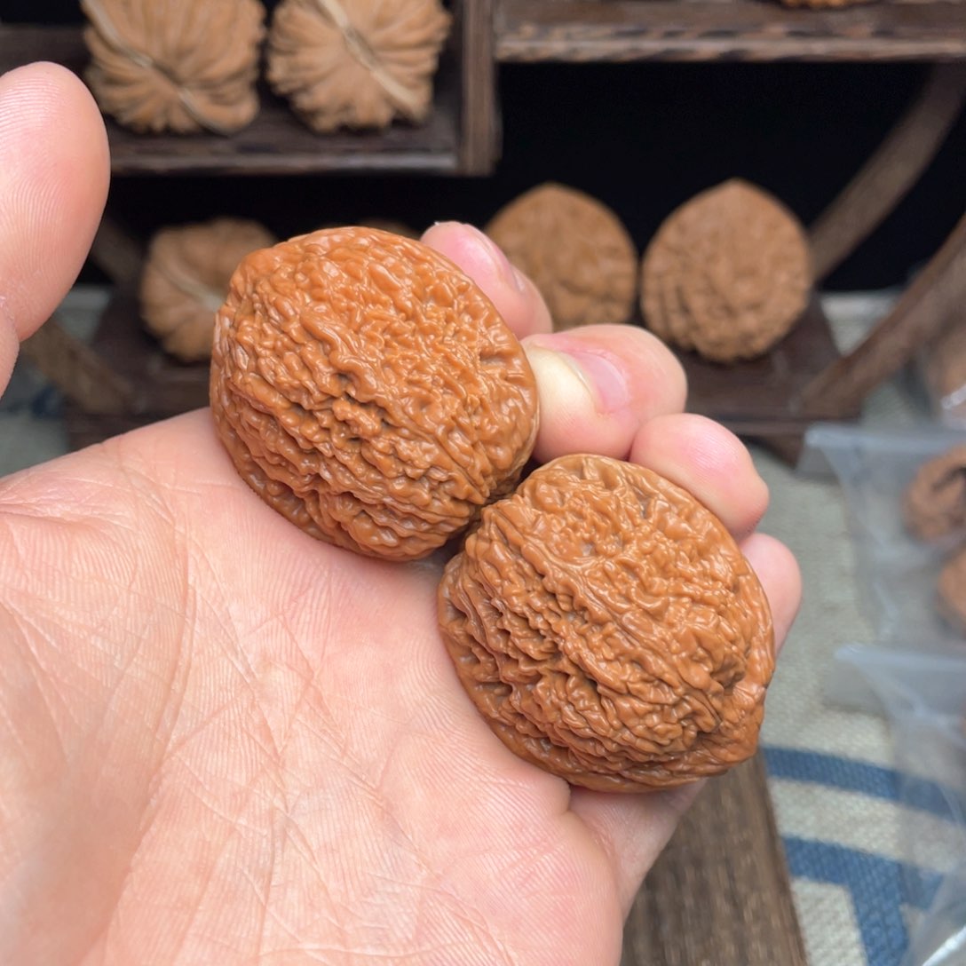 文玩核桃把件小*36毕业高货大蒜头