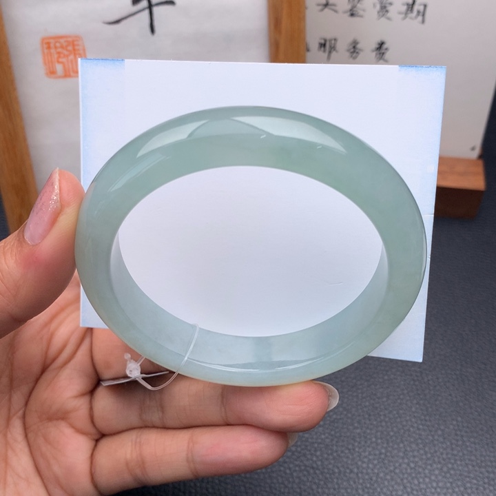 翡翠手镯未镶嵌翡翠手镯58圈口