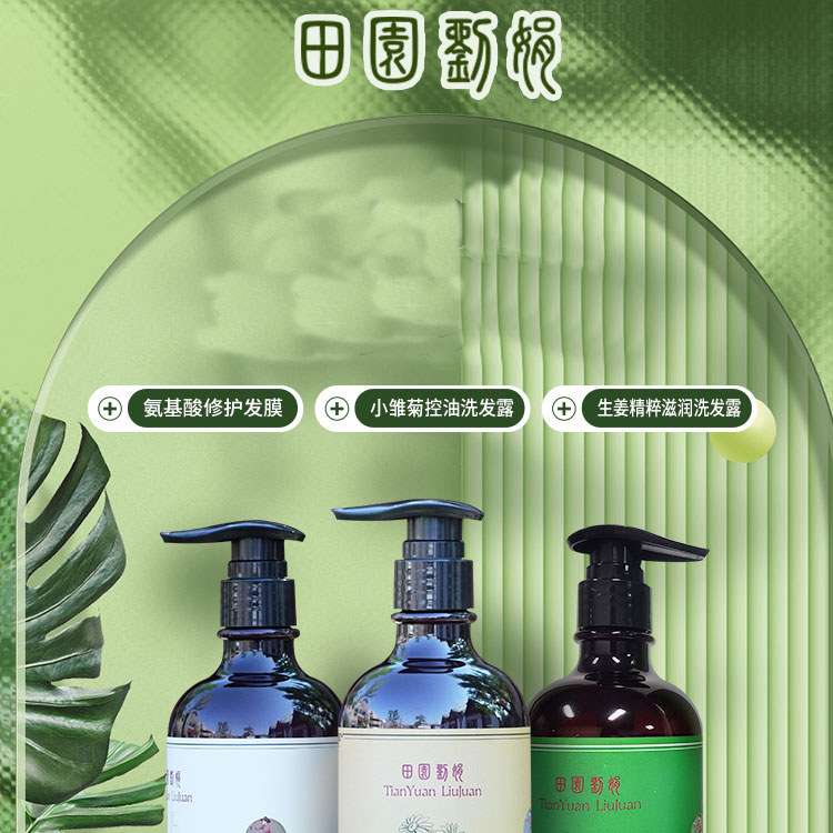【田园刘娟】小雏菊，生姜洗发发膜组合