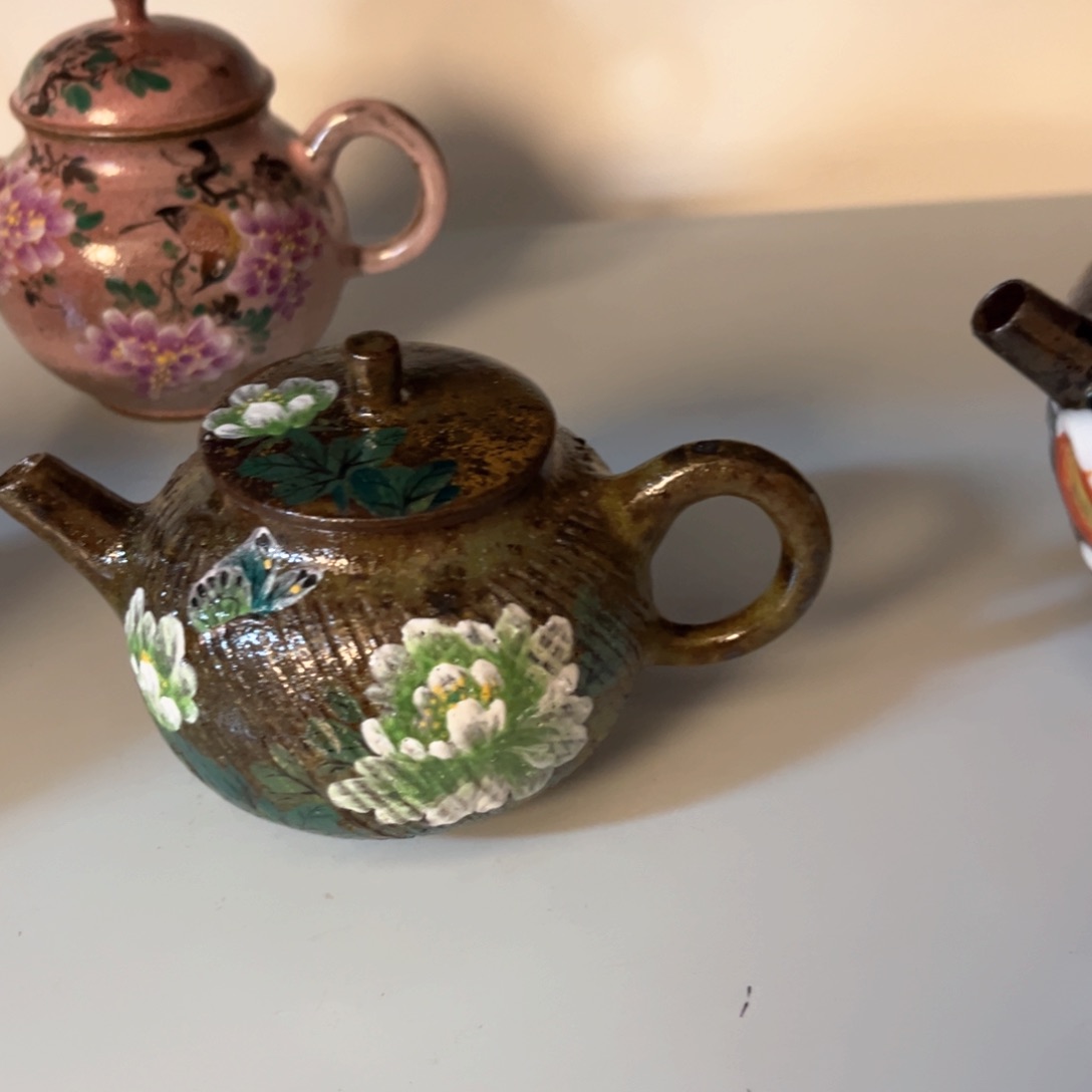 杯柴烧手工手绘陶瓷