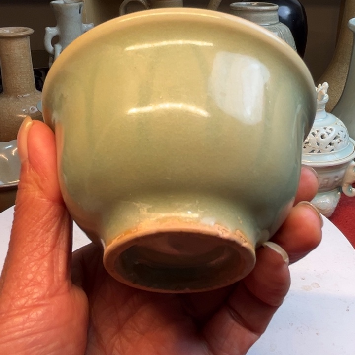 瓷片龙泉青瓷小杯包邮