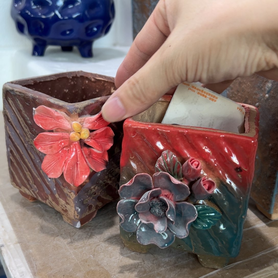 陶瓷多肉小花盆@@1908