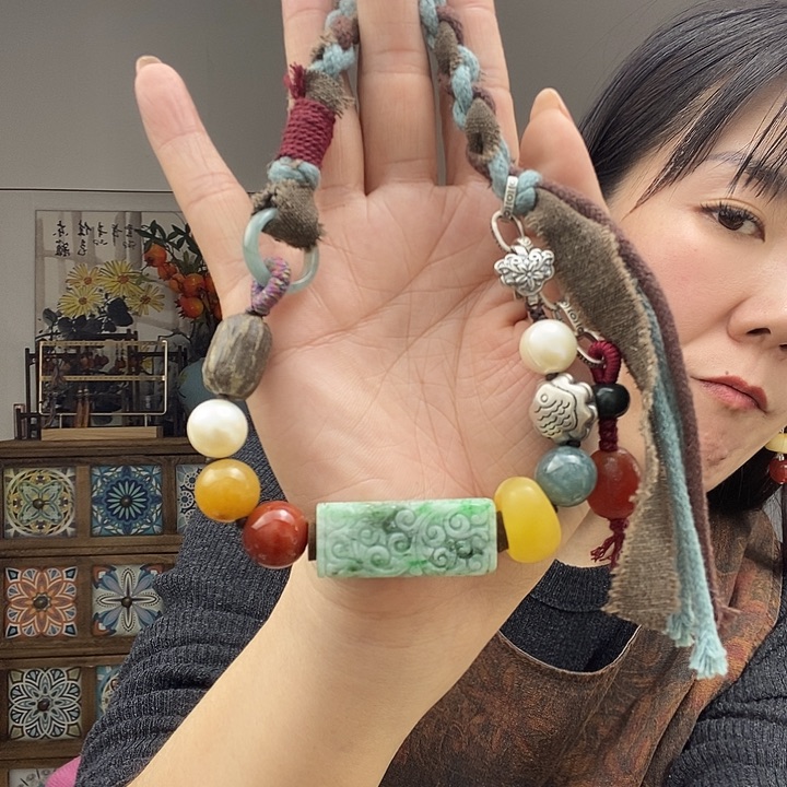 翡翠项链未镶嵌项链