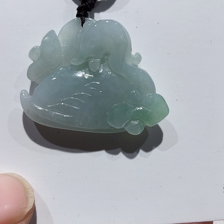 翡翠未镶嵌颈饰天然缅甸翡翠A货吊坠