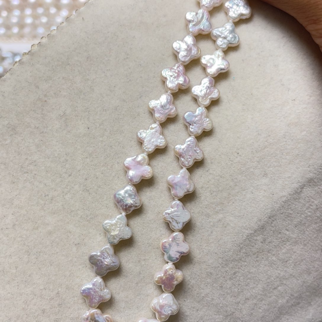 淡水珍珠颈饰银S925镶嵌