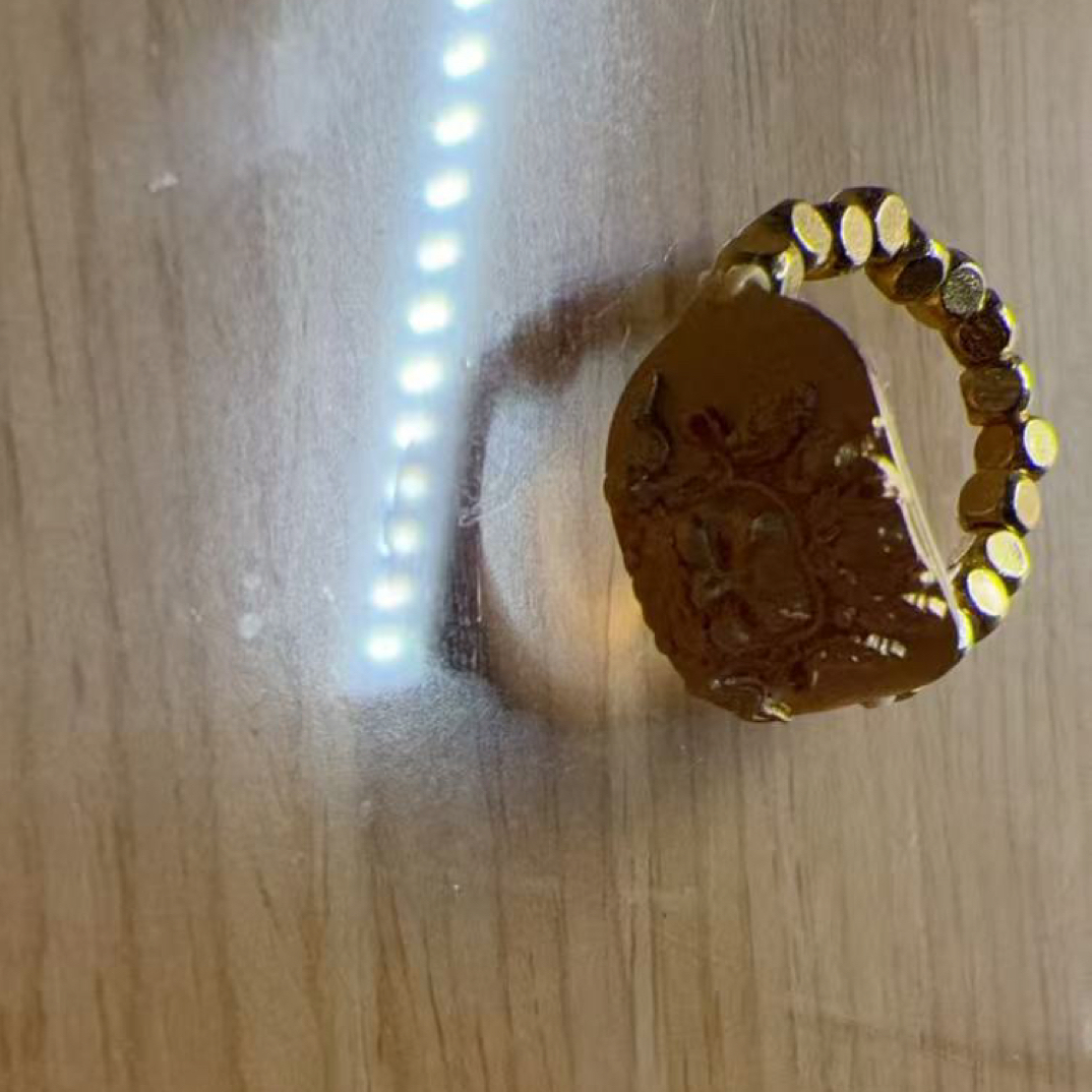 合金戒指 【玖易阁】“路路通•发大米”戒指