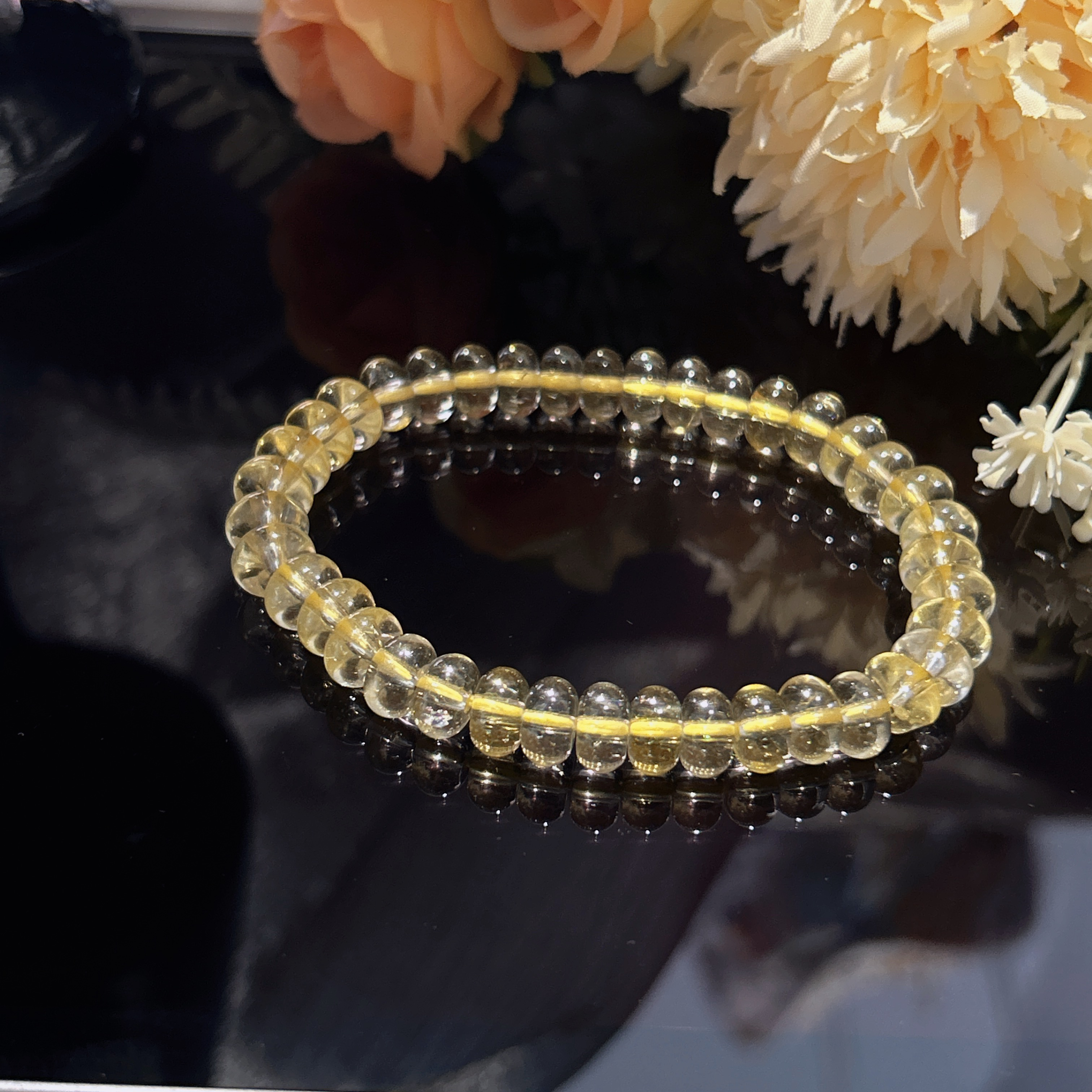 A742 卡8黄水算盘珠手串[多样性发一]