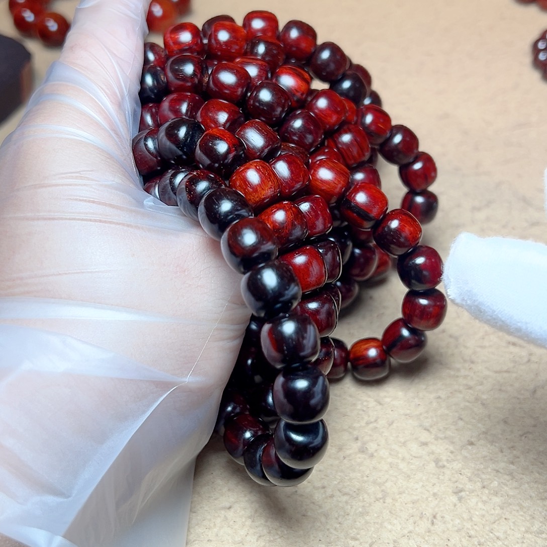 手串/手链小叶紫檀1.2琴料火焰纹鳞底金星毕业款