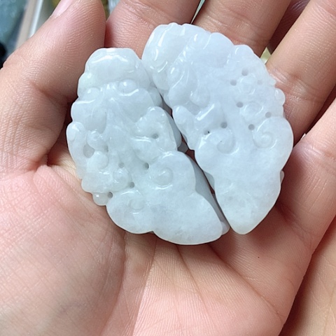 翡翠颈饰未镶嵌天然缅甸翡翠a货