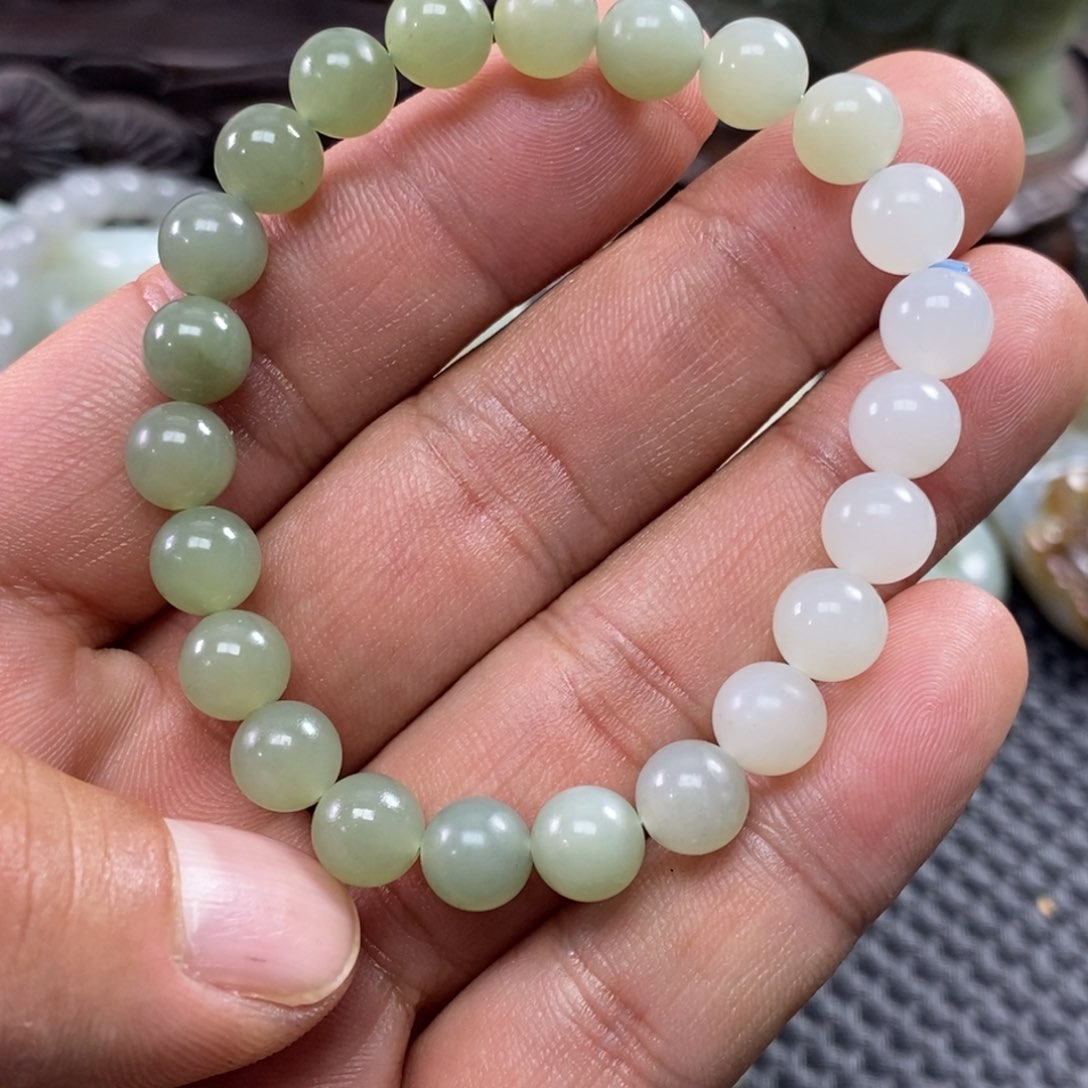 和田玉手链未镶嵌