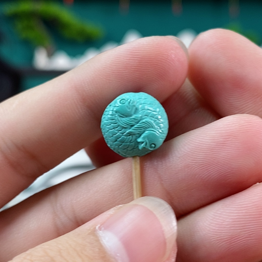 绿松石珠宝奇石未镶嵌