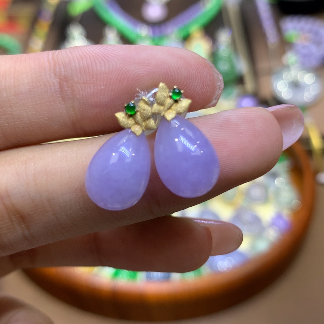 【闪购商品】翡翠18K金镶嵌颈饰翡翠